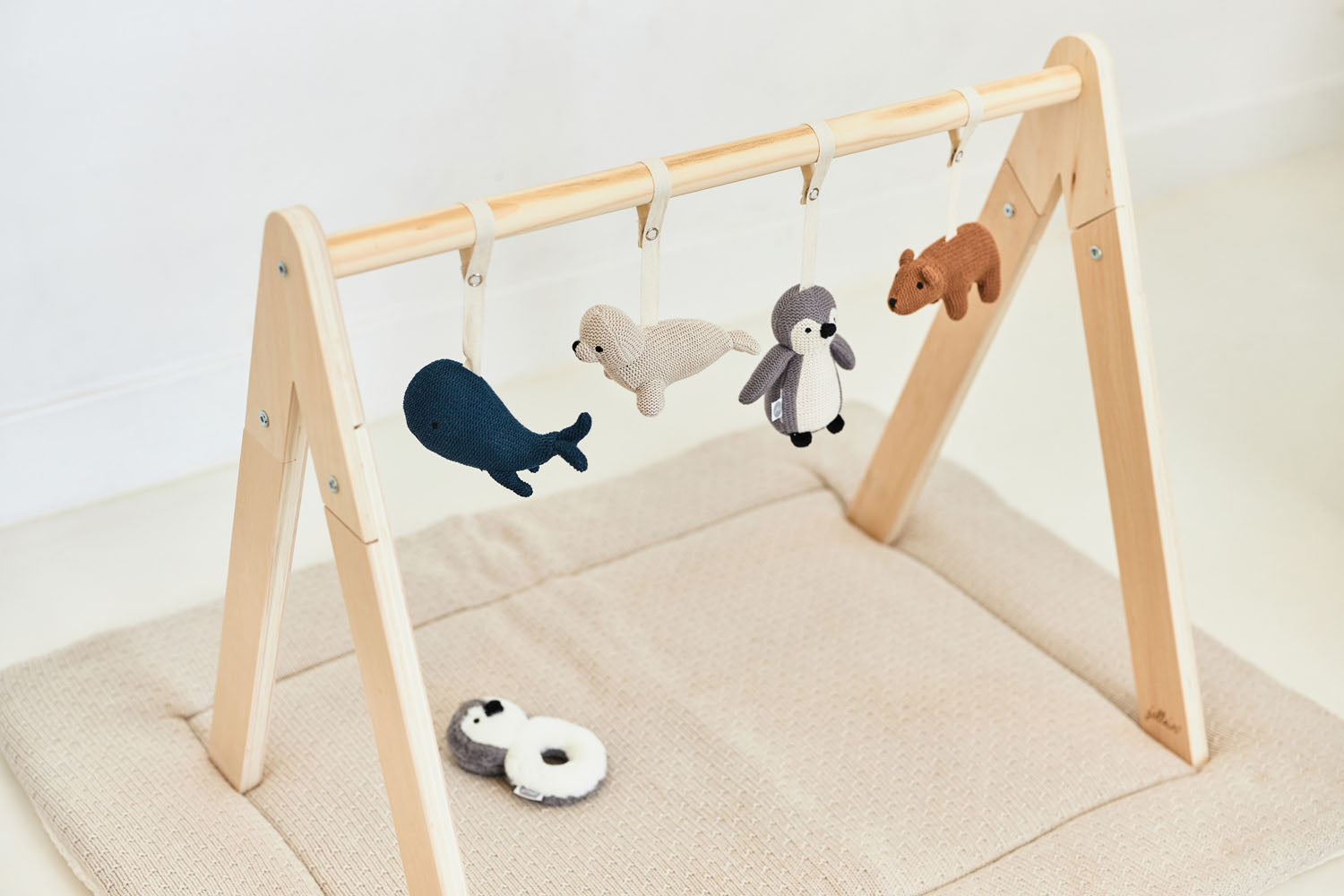Jollein Coussin de Chaise Haute - Animals Nougat - Chaise haute Jollein sur  L'Armoire de Bébé