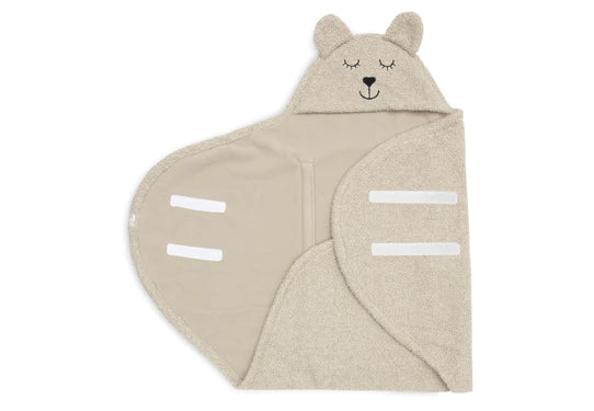 Couverture Portefeuille Ours Olive Green - Jollein