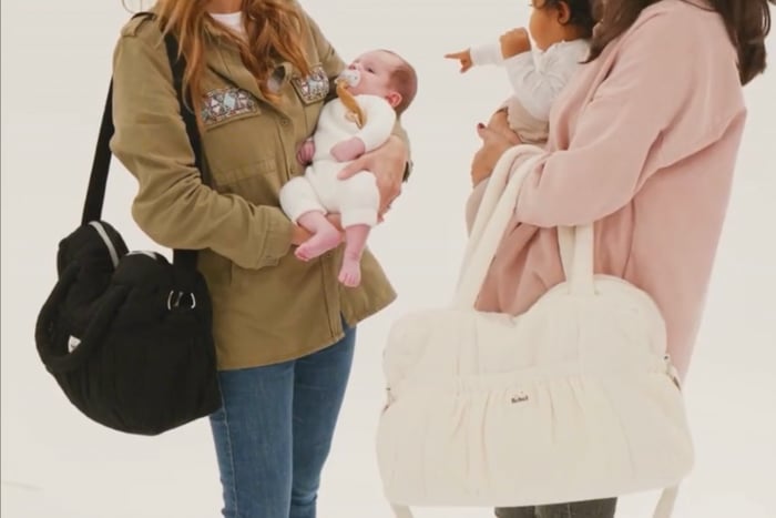 Sac à langer Bonbon sable Bebel - Diaper Bags par Bebel
