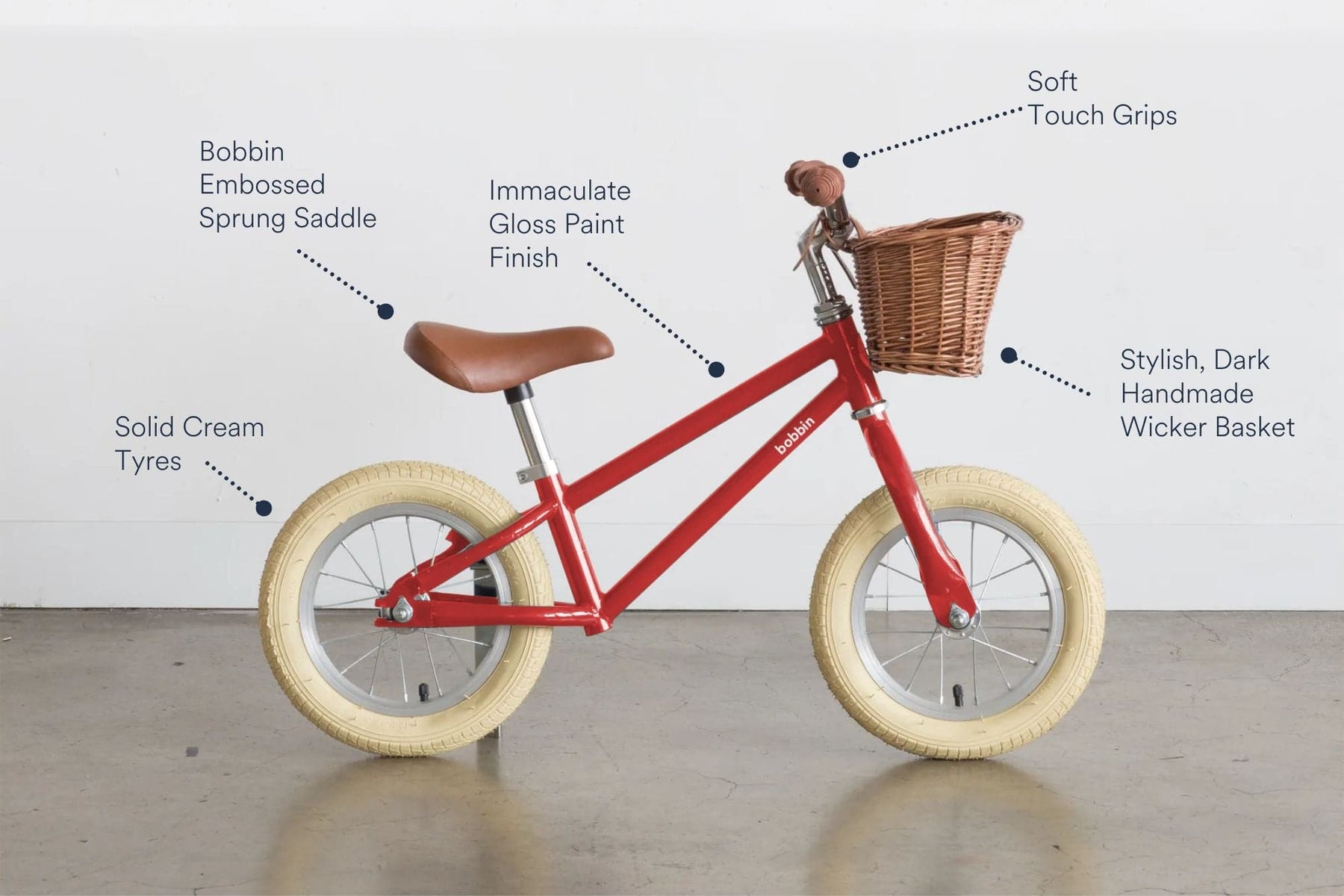 Moonbug Balance Junior Bikes Bobbin