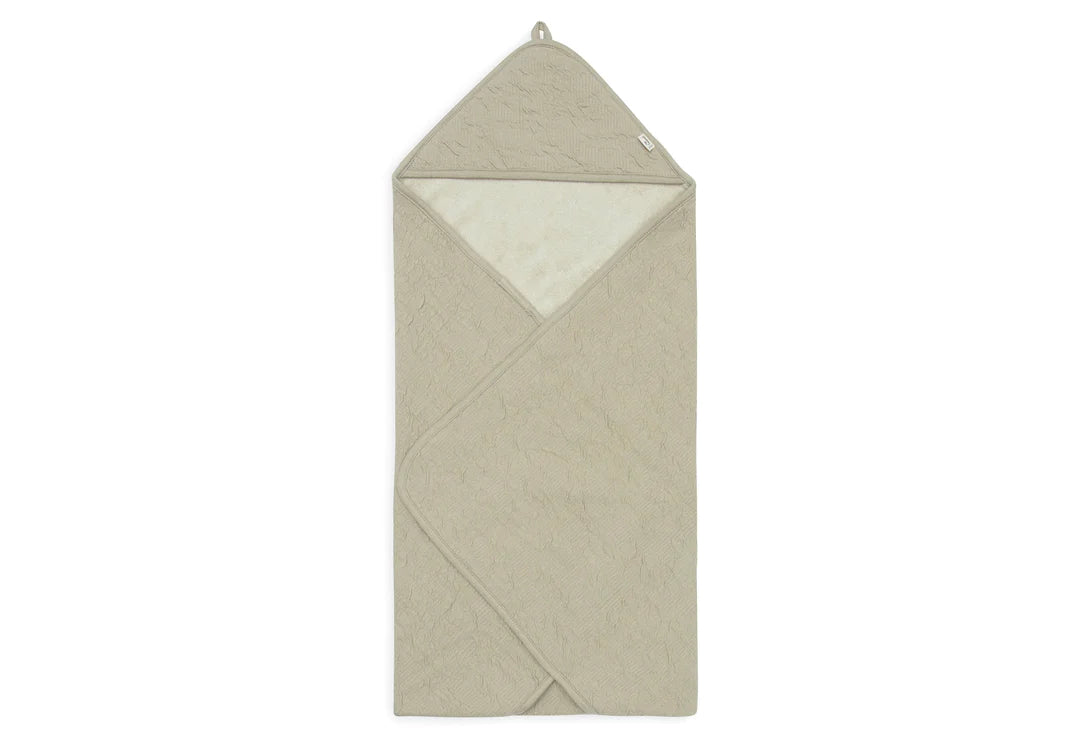 Cape de Bain 75x75cm Soft Waves Olive Green - Jollein