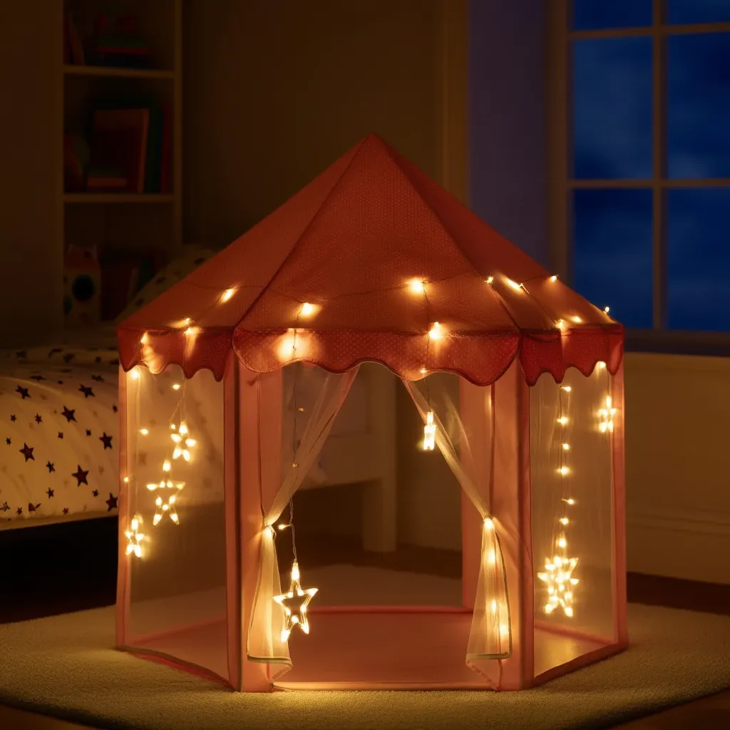 Tente enfant Hexagonale avec moustiquaires