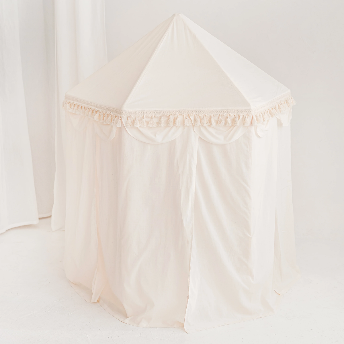 Tente d'intérieur Boho en forme de pavillon