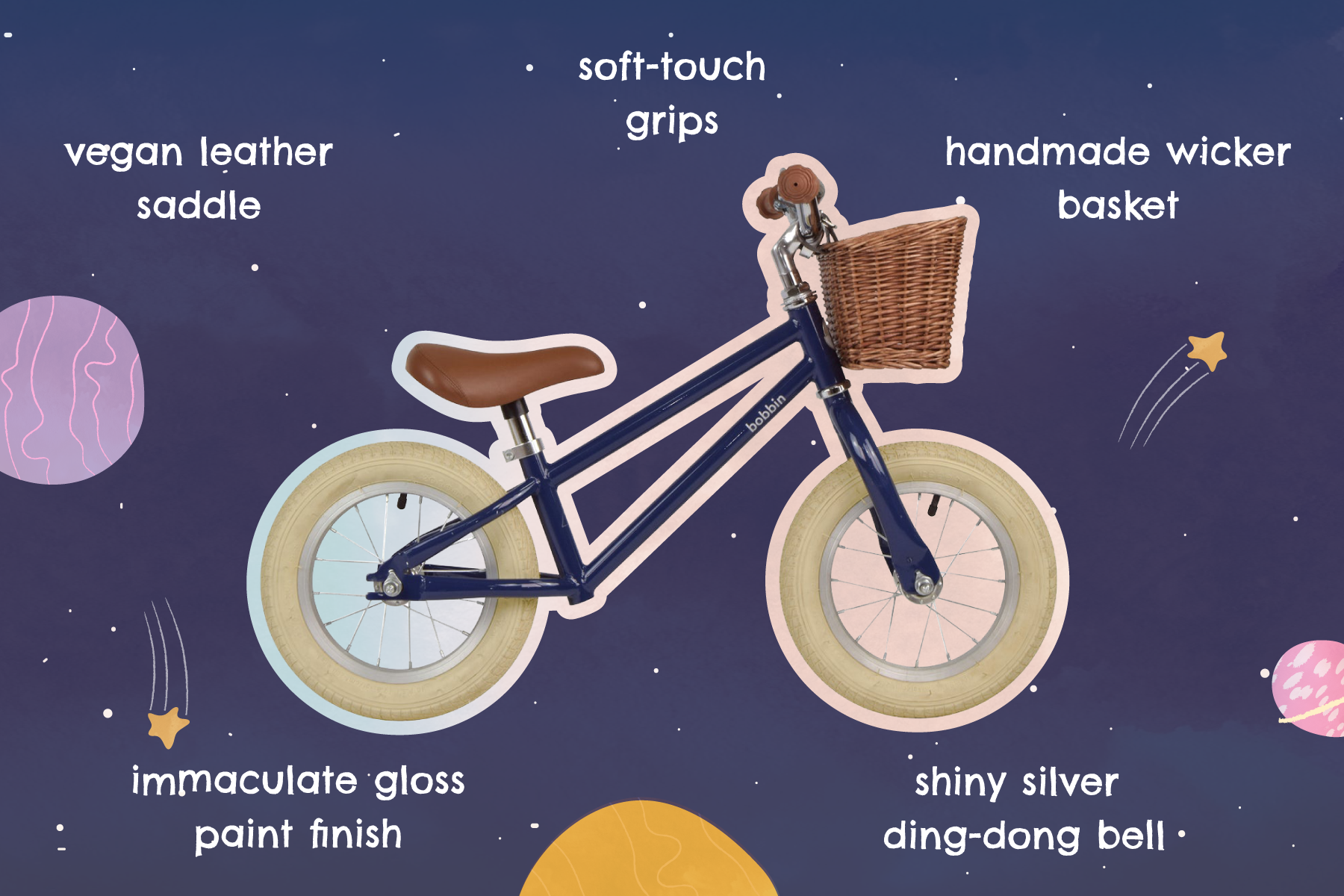 Draisienne vélo d'équilibre Moonbug 12"