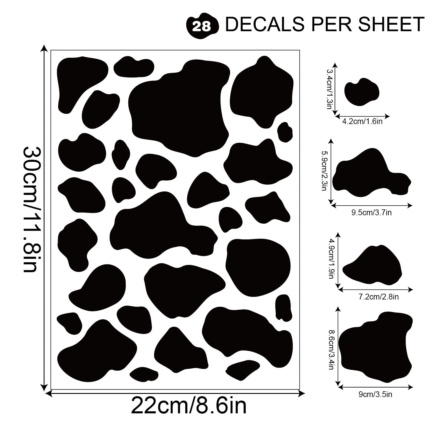 Sticker géométrique 140 Stickers