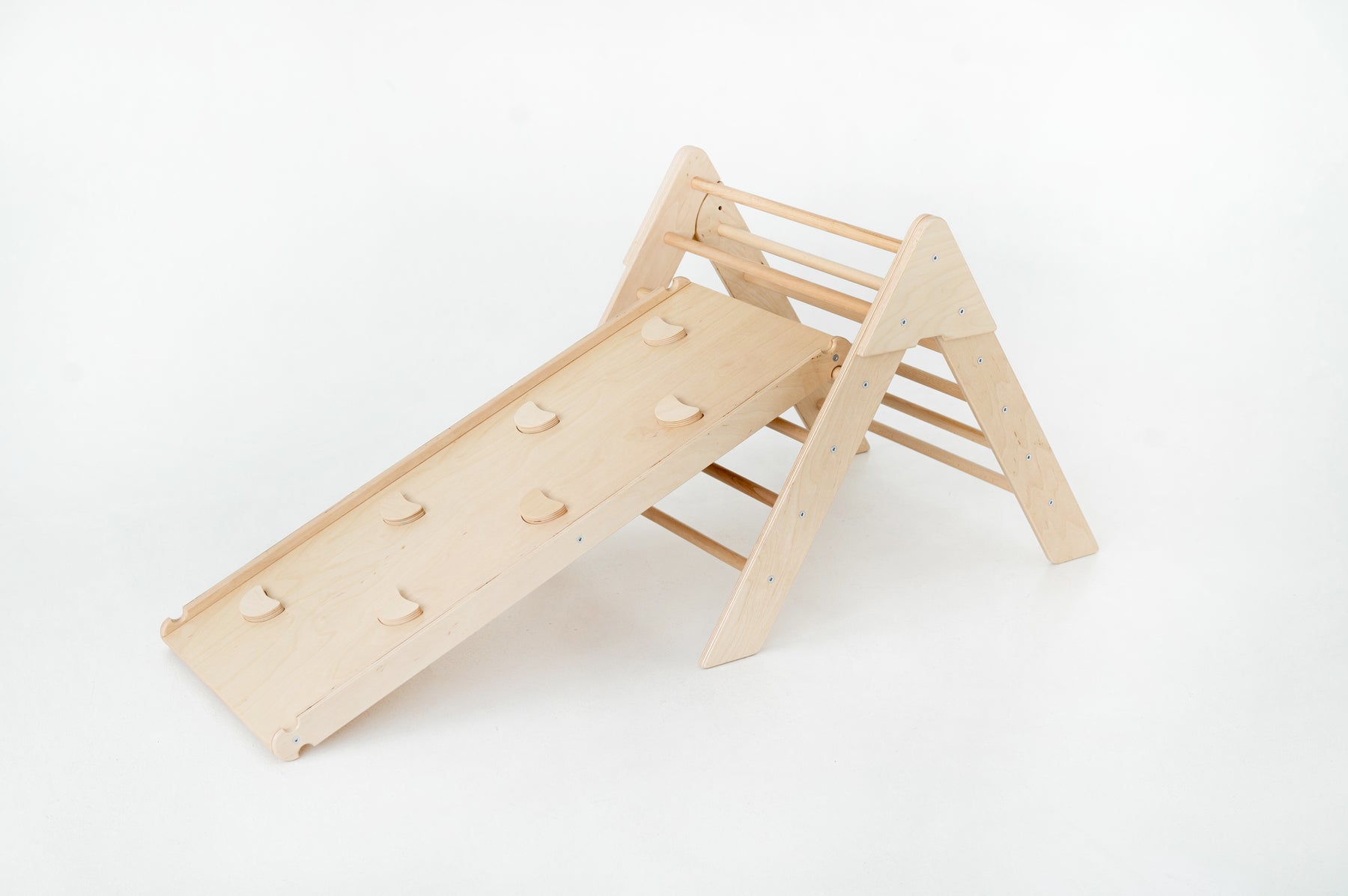 Ensemble Triangle Pikler et Rampe d'escalade