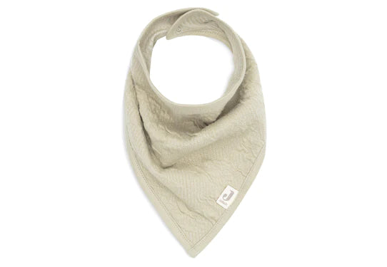 Bavoir Bandana Soft Waves Olive Green (x2) - Jollein