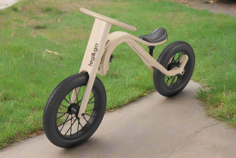 Leg&Go 3 in 1 progressive wooden balance bike from 1 to 5 years old