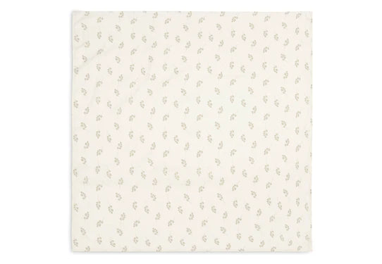 Lange gaze de Coton Twig Olive Green (x2) 115x115cm Jollein