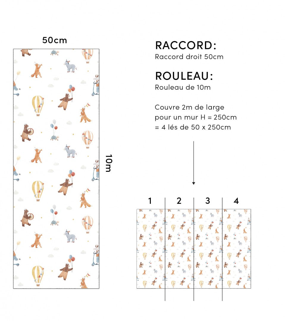 Papier peint Gentle Friends Lilipinso - Wallpapers par Lilipinso