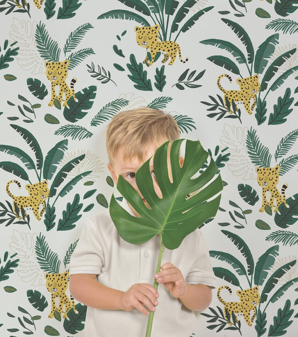 Papier peint Jungle Night Lilipinso - Wallpapers par Lilipinso