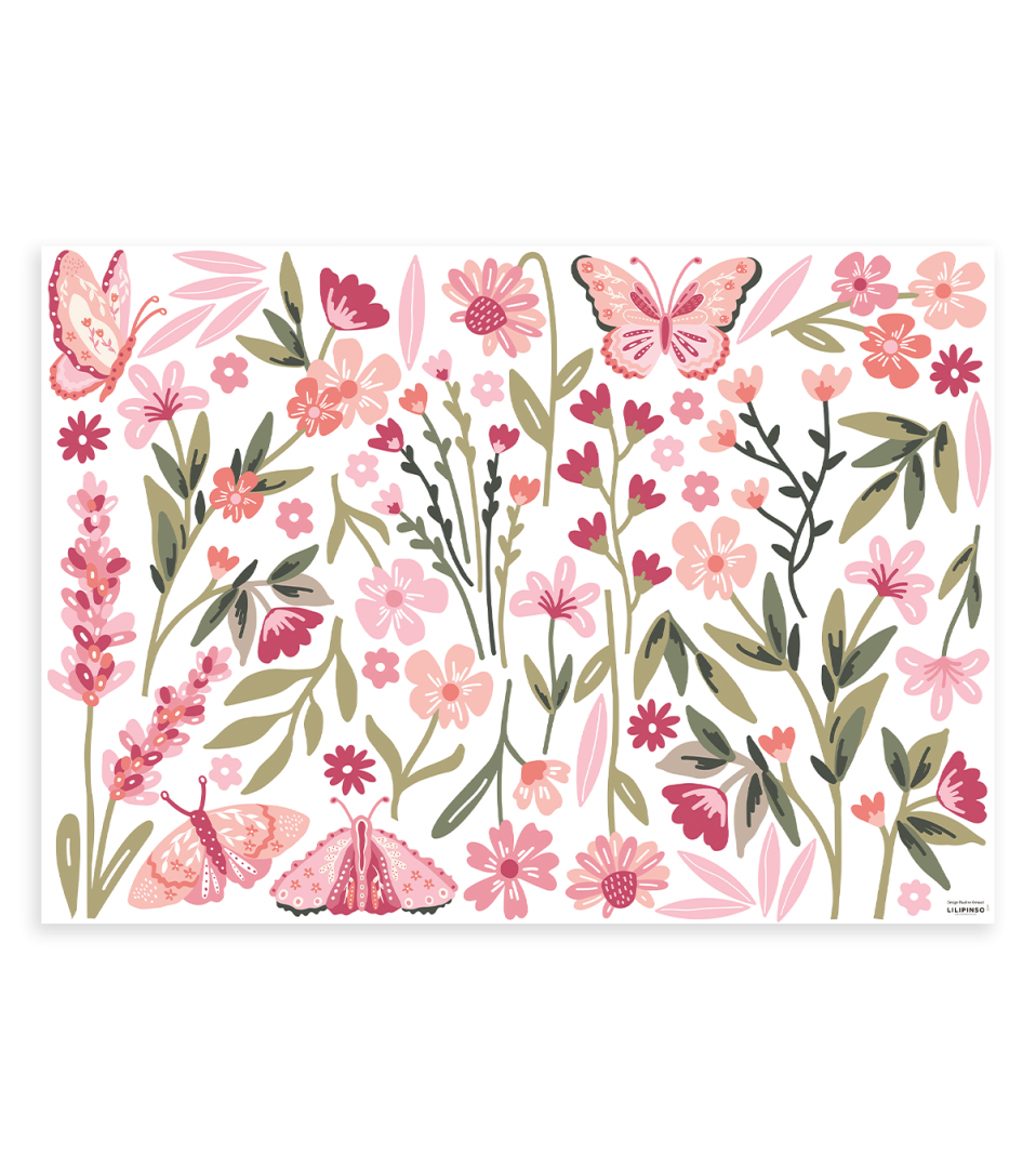 Planche de stickers Magenta Lilipinso - Wallpapers par Lilipinso