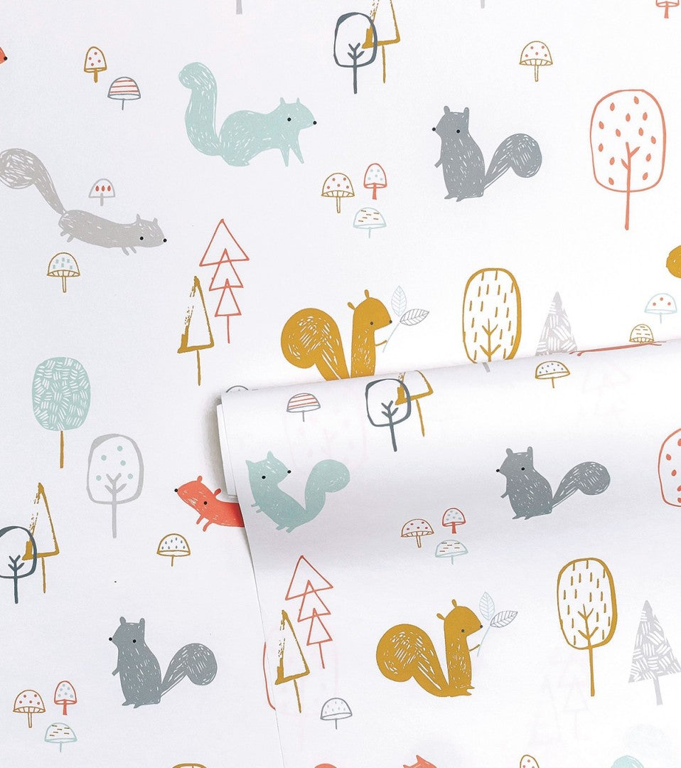 Papier peint Woodland Lilipinso - Wallpapers par Lilipinso