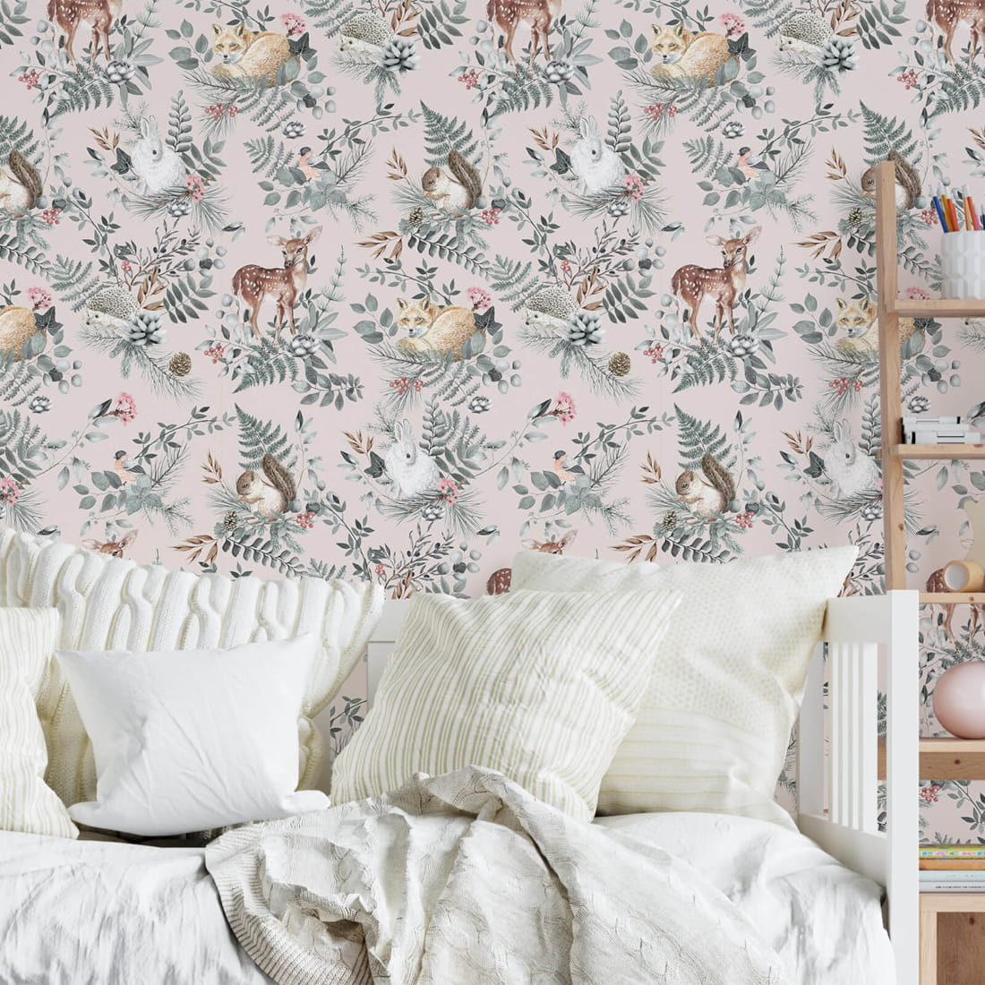 Papier peint rose des bois Pastelowe Love - Wallpapers par Pastelowe Love