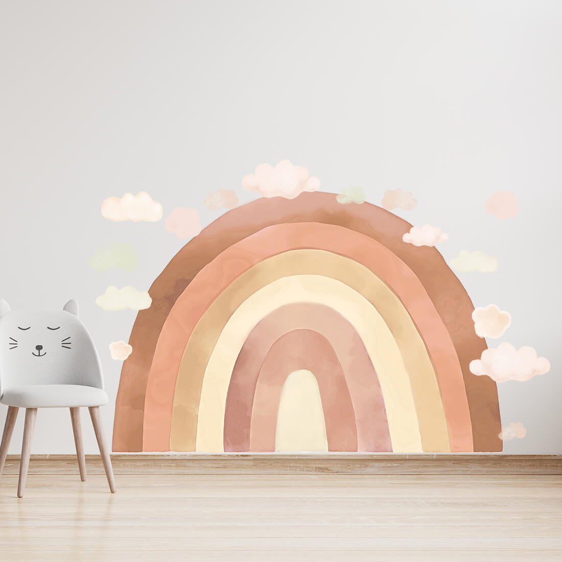 Sticker arc-en-ciel beige Pastelowe Love - Wallpapers par Pastelowe Love