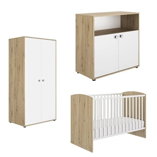 Chambre complète avec lit bébé Arthur - GALIPETTE - Baby & Toddler Furniture Sets par Galipette