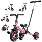 7-in-1 folding children's tricycle from 1 to 4 years old