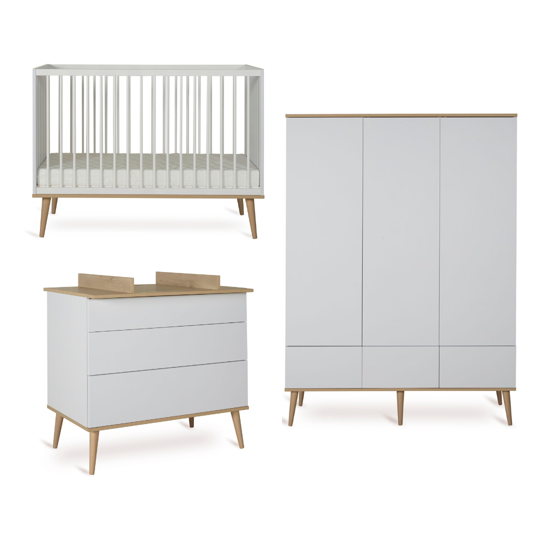 Chambre complète Flow White Quax - Baby & Toddler Furniture par Quax