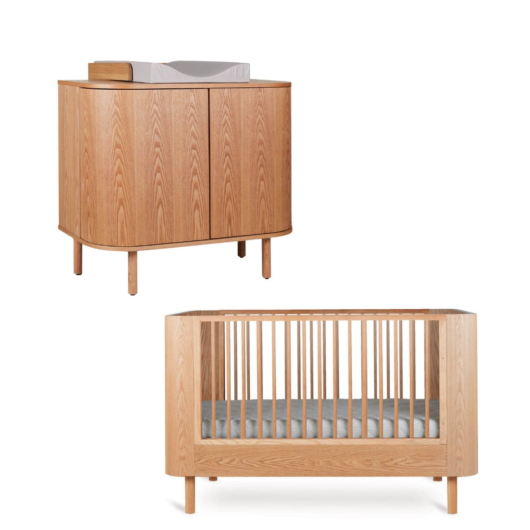 Chambre complète YUME Bois Naturel Quax - Baby & Toddler Furniture par Quax
