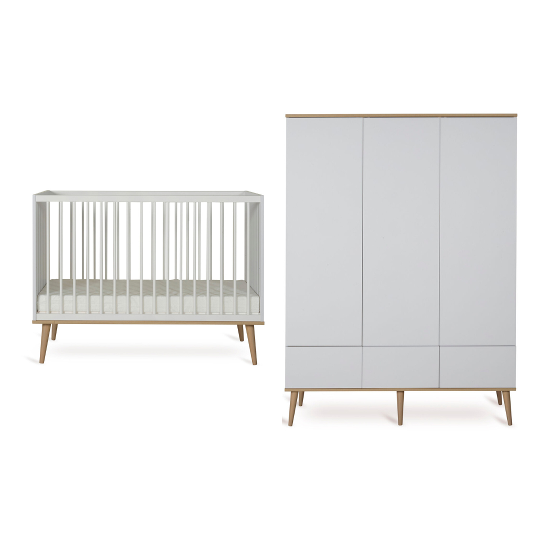 Chambre complète Flow White Quax - Baby & Toddler Furniture par Quax