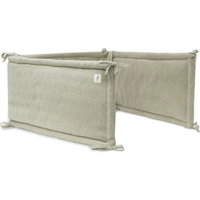 Tour de lit/Tour de parc 30x180cm Grain Knit Olive Green Jollein
