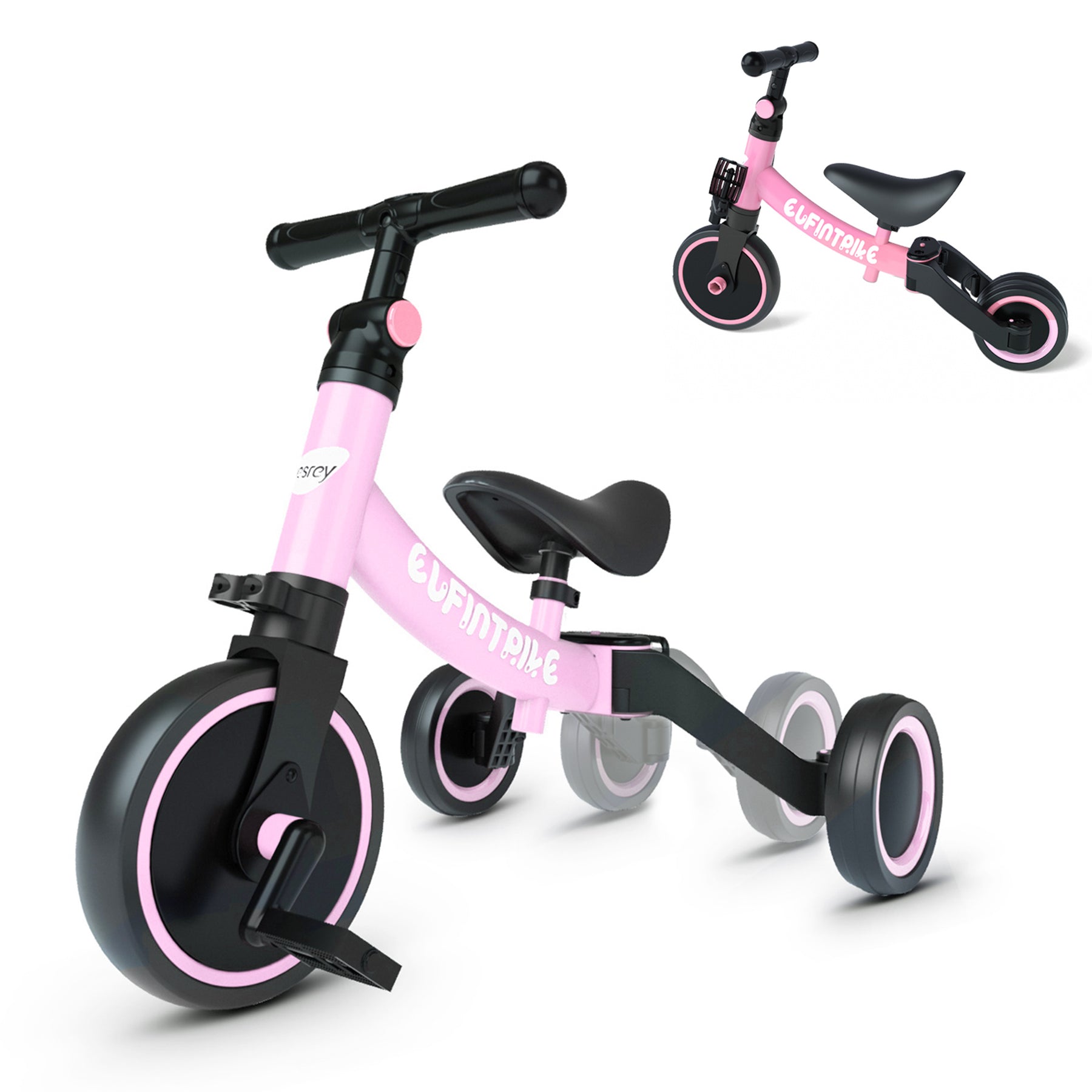 Tricycle pliable évolutif en draisienne 1-4 ans