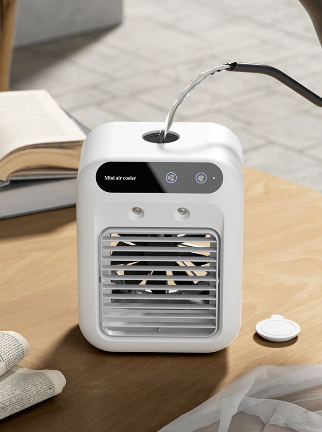 Mini Rafraîchisseur d'Air Portable avec Brumisation – Réservoir 500 ml