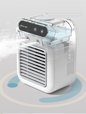 Mini Rafraîchisseur d'Air Portable avec Brumisation – Réservoir 500 ml