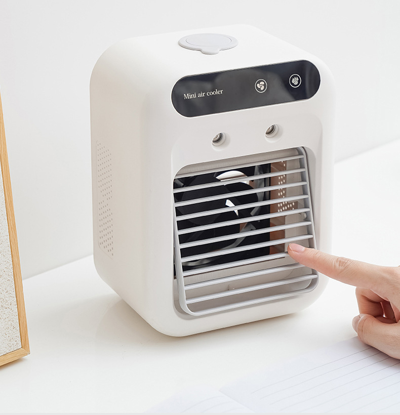 Mini Rafraîchisseur d'Air Portable avec Brumisation – Réservoir 500 ml