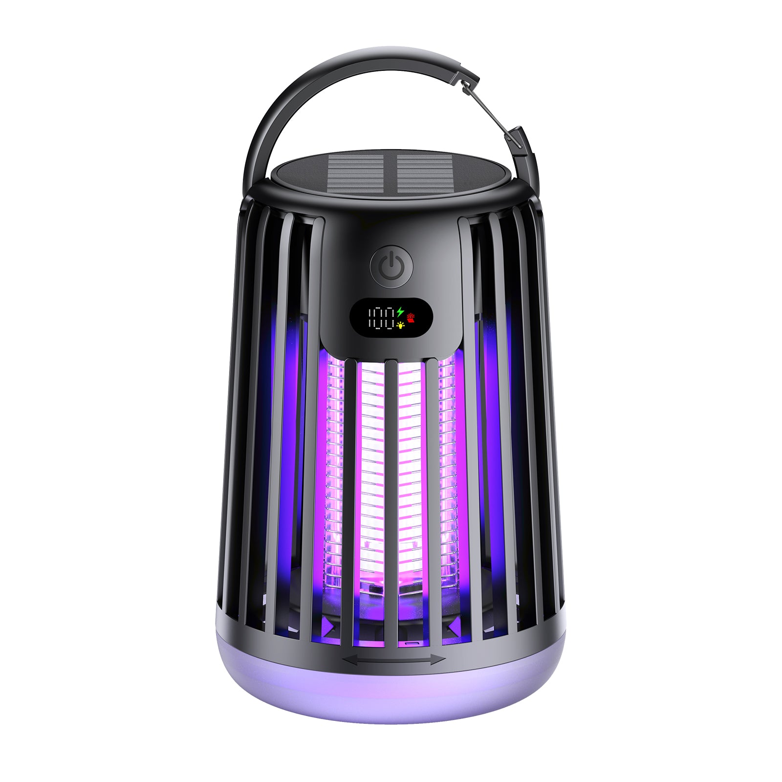 Lampe Anti-Moustiques Solaire – Piège UV & Camping
