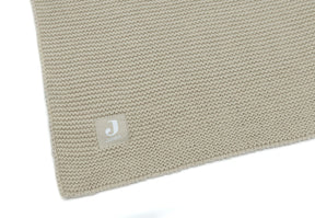 Couverture 100x150cm Basic Knit Olive Green - Jollein