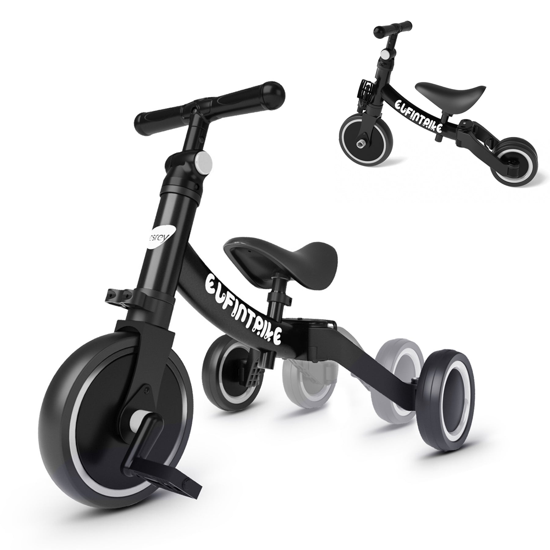 Tricycle pliable évolutif en draisienne 1-4 ans