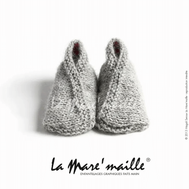 Chausson maille bebe hot sale