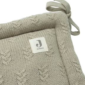Tour de lit/Tour de parc 30x180cm Grain Knit Olive Green Jollein
