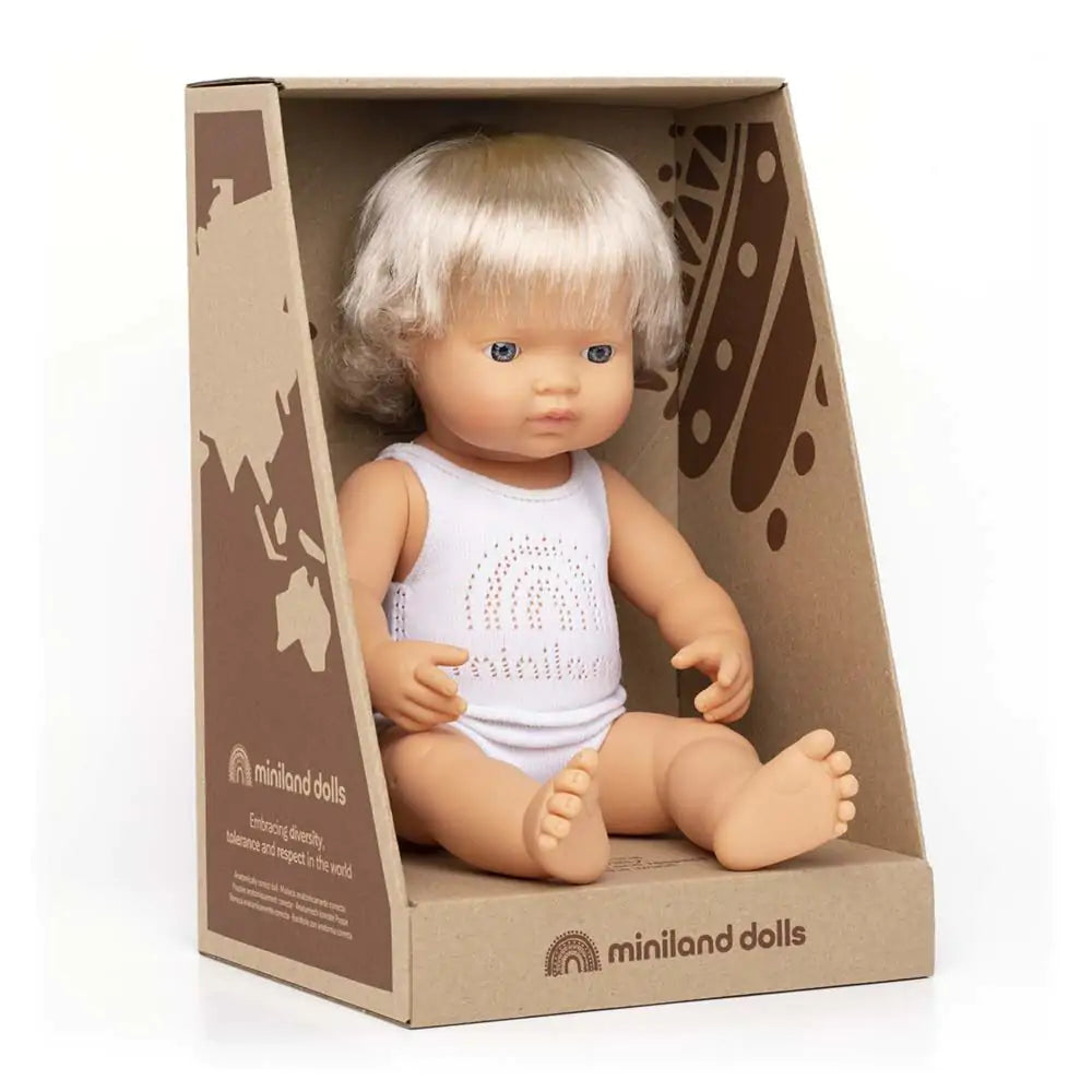 Poupée fille européenne 38cm Miniland - Doll & Action Figure Accessories par Miniland