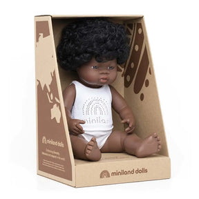 Poupée fille africaine 38cm Miniland - Doll & Action Figure Accessories par Miniland