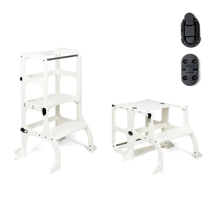 STEP’n’SIT • Tour d’apprentissage convertible 2-en-1 (tour + table)