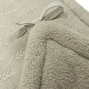 Tour de lit/Tour de parc 30x180cm Grain Knit Olive Green Jollein