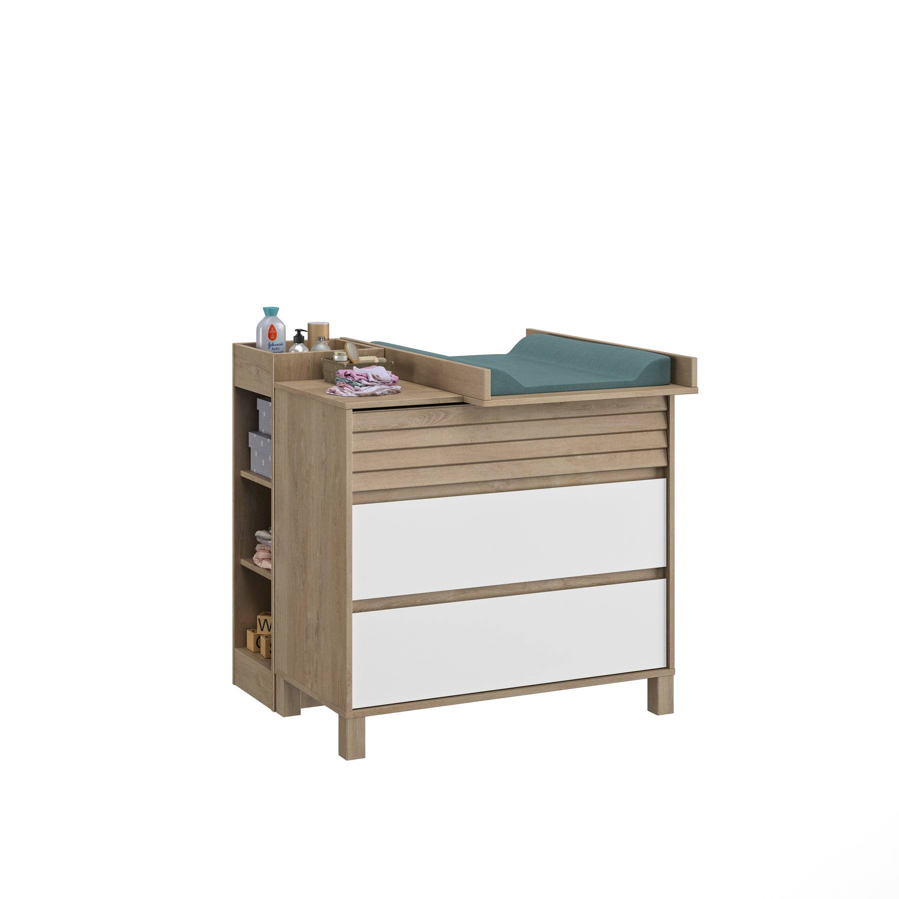 Commode avec option à langer Achille - GALIPETTE - Cribs & Toddler Beds par Galipette