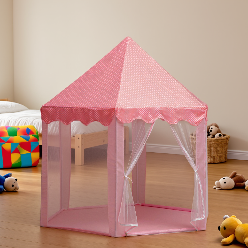 Tente enfant Hexagonale avec moustiquaires