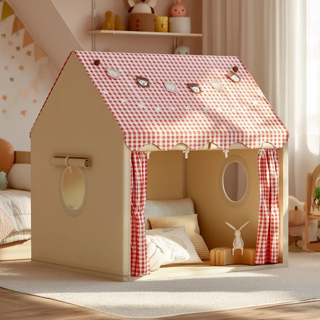 Tente de jeu enfants grande ouverture