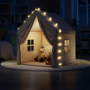 Tente de jeu enfants beige