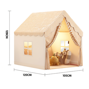 Tente de jeu enfants beige