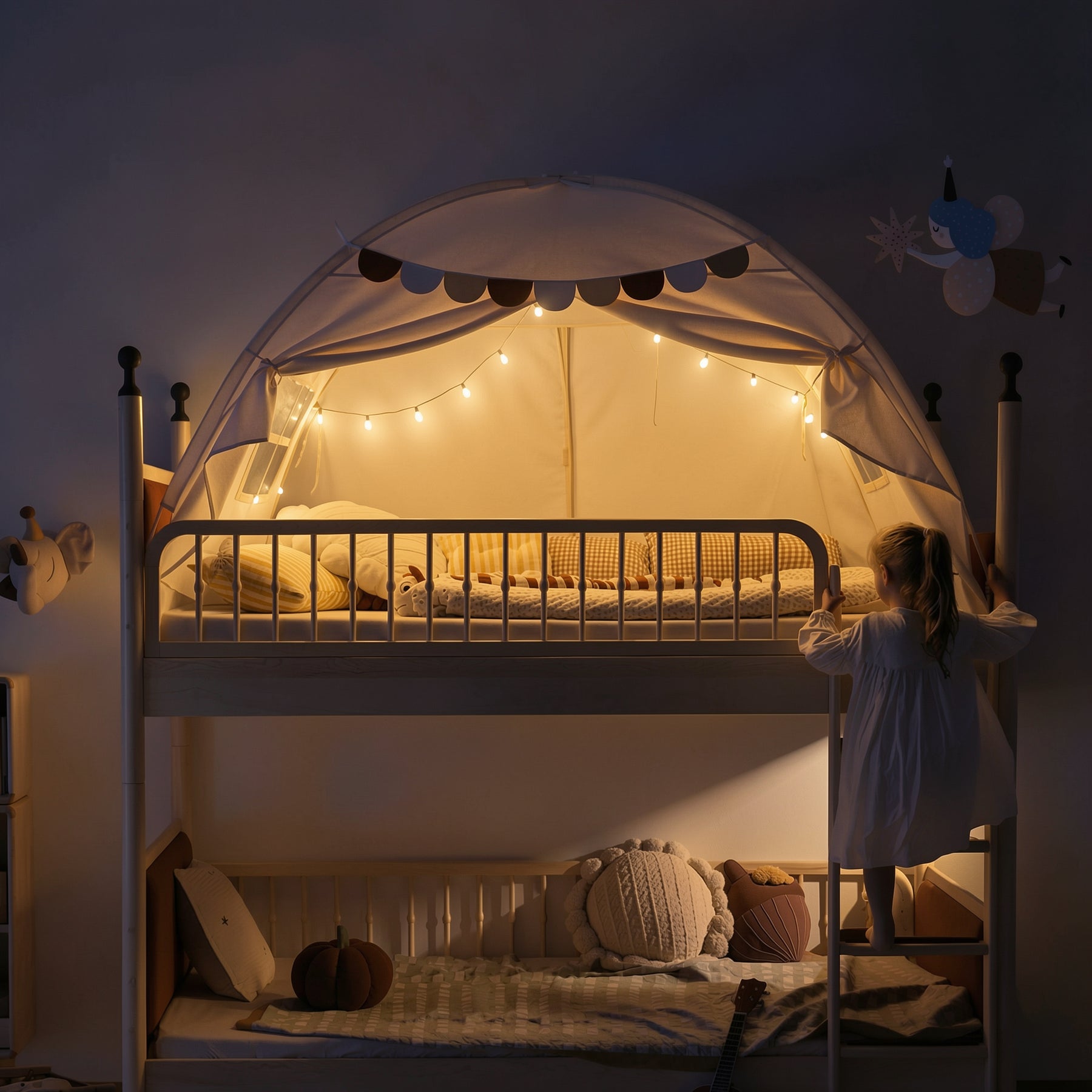 Tente pour lit Enfant 3‑en‑1
