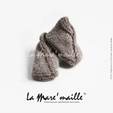 Chaussons bébé maille laine alpaga tricot main - La Mare'maille - Baby & Toddler Socks & Tights par La Mare'maille