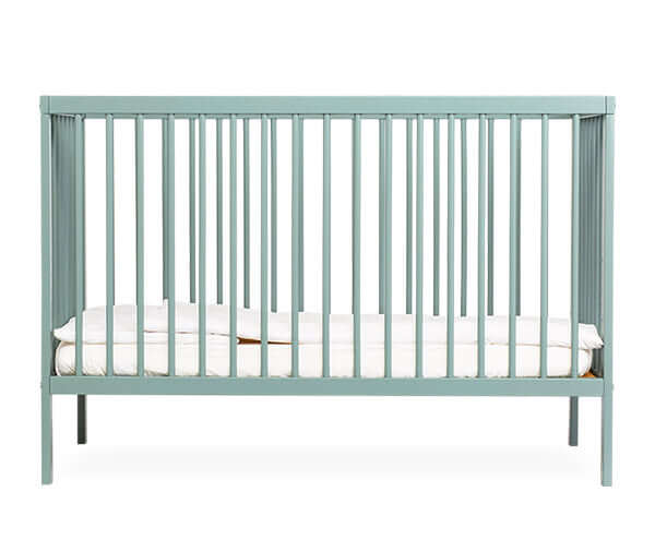 Mini Lit Bébé à barreaux 60x120cm sommier réglable