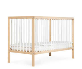 Mini Lit Bébé à barreaux 60x120cm sommier réglable