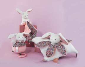 Doudou BOH'AIME Lapin rose avec pétales - Doudou et compagnie - Stuffed Animals par Doudou et compagnie