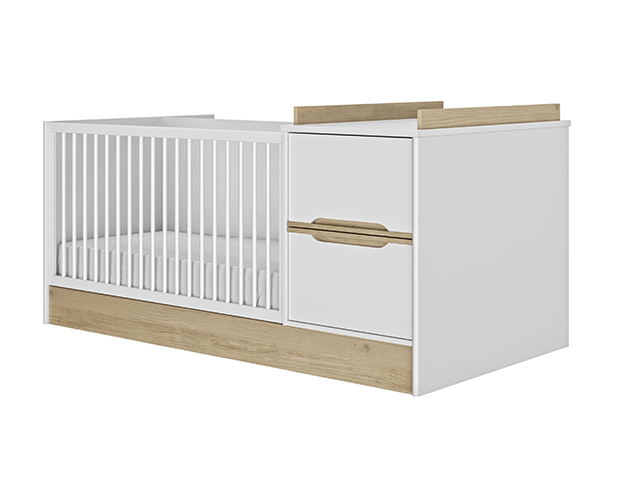 Lit compact 70x140cm évolutif Céleste - GALIPETTE - Cribs & Toddler Beds par Galipette