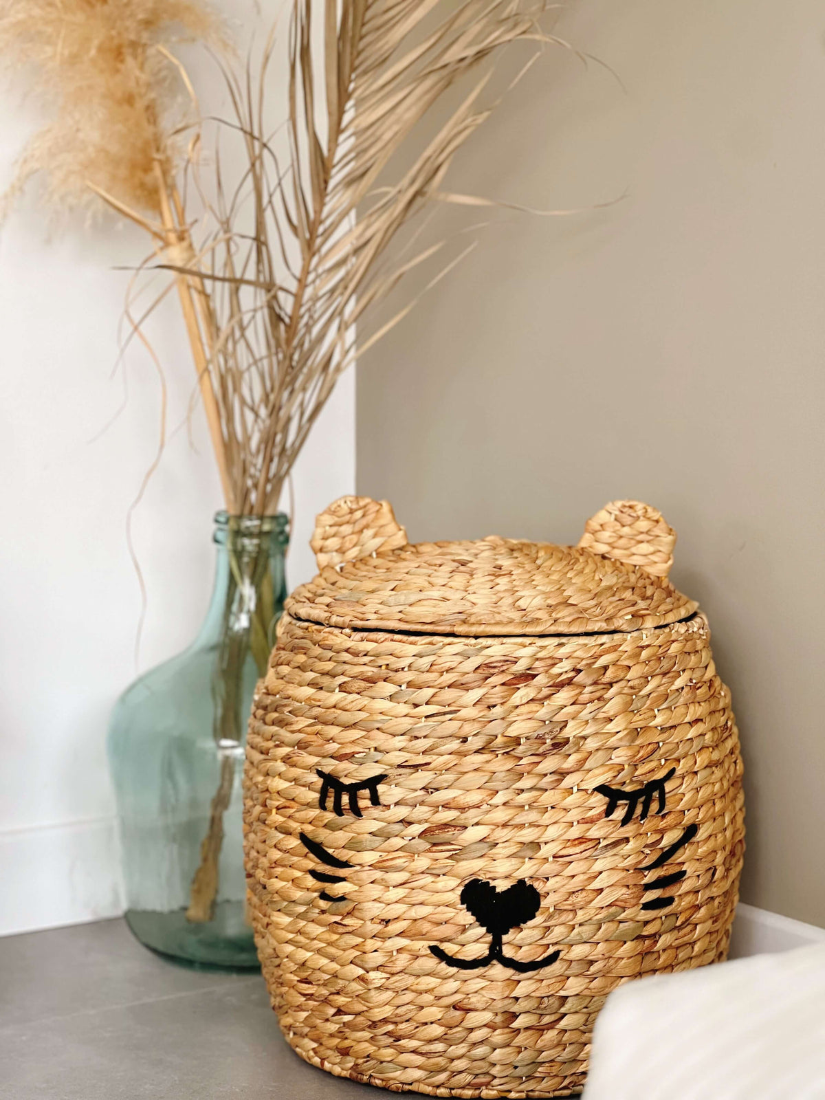 Natural rattan cat basket - Kitty